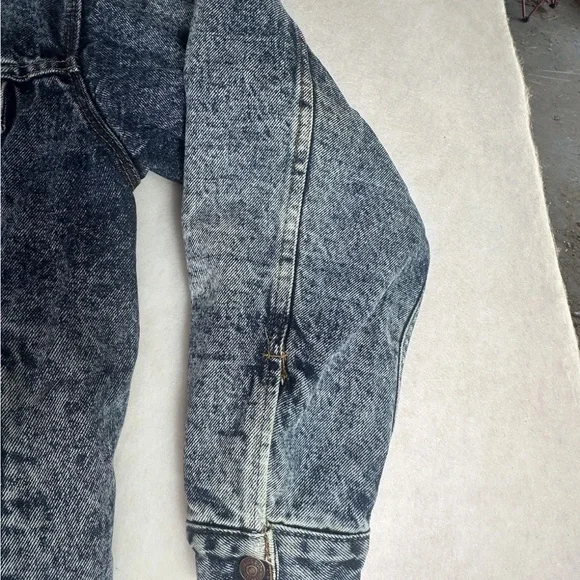 Levi Sherpa Jean Jacket San Francisco MediumUSA Made 80's Trucker Vintage Levi's - Picture 9 of 12
